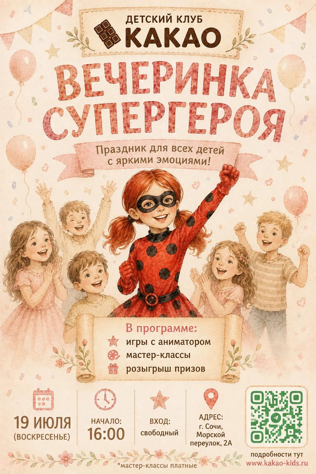 Супергерой уже спешит в «КАКАО»!